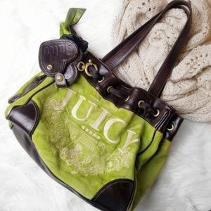 Juicy Couture | Velour and Leather Purse